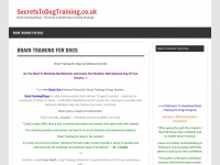 Secretstodogtraining.co.uk