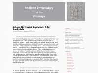 Addisonembroideryatthevicarage.co.uk