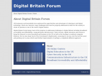 Digitalbritainforum.org.uk