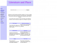Literatureandplace.org.uk