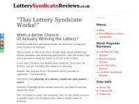 Lotterysyndicatereviews.co.uk