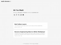 mattstevens.co.uk