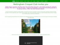 Nottinghamcroquet.org.uk