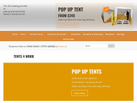 Work Tents - The UK's Leading Provider - Tents 4 Work