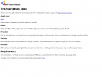 Transcriptionjobs.co.uk