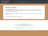 Bronzeletters.co.uk