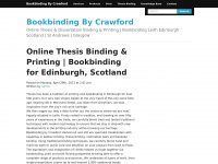 Bookbindingbycrawford.co.uk